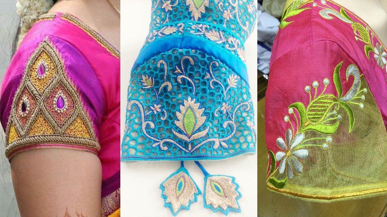 Blouse with Artistic Sleeves - FashionShala