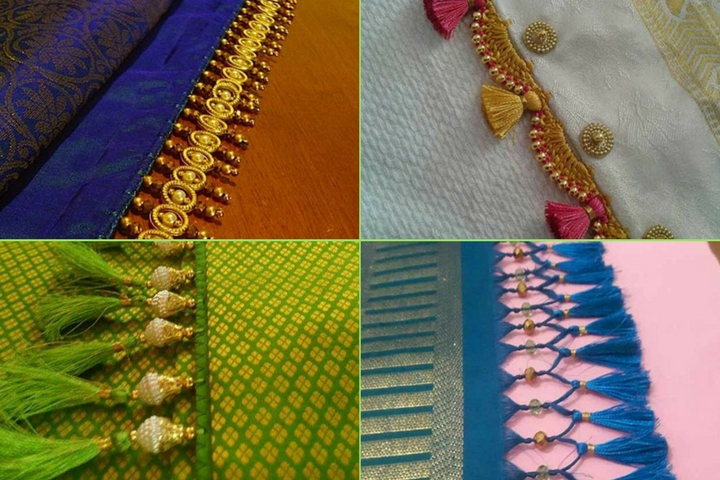 latest saree kuchu designs - Knotty Threadz-sgquangbinhtourist.com.vn