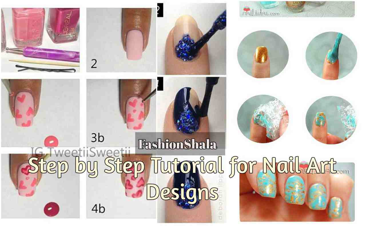 12 Nail Art Designs with Step by Step Guide - FashionShala